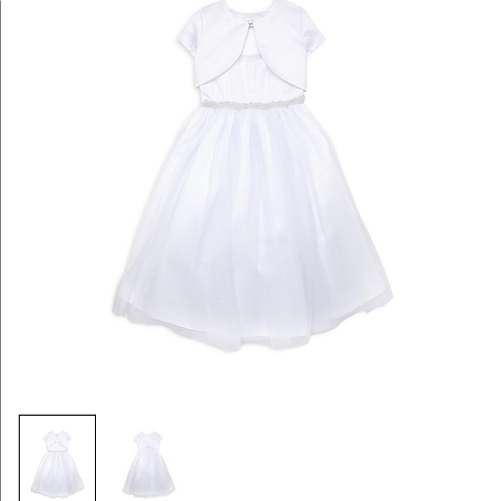2-piece Embellished Communion Jacket & Dress Set